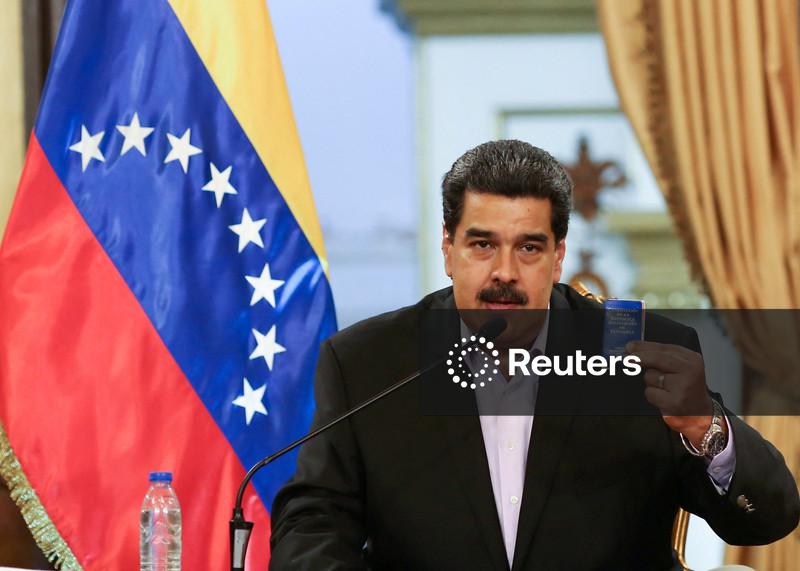 Presidente venezuelano Nicolás Maduro em Caracas