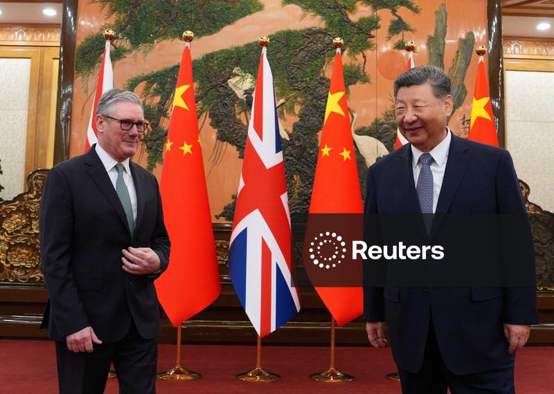 Starmer e Xi celebram reaproximação impulsionada por grande investimento da AstraZeneca