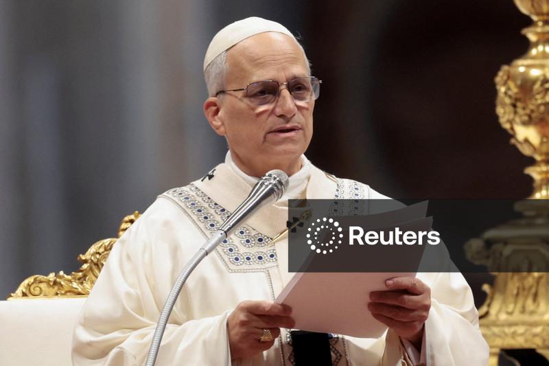 Papa Leão no Vaticano