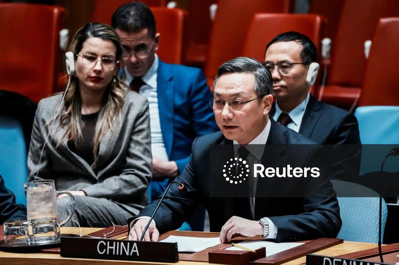 Sun Lei, representante permanente adjunto da China junto à ONU