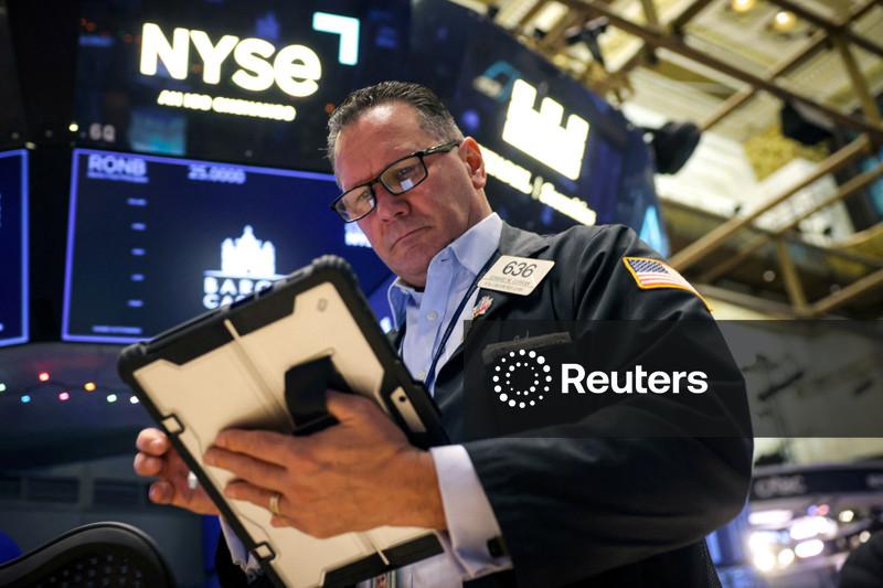 Operador na bolsa de Nova York