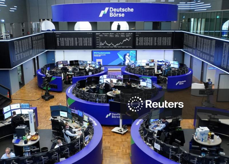 Índices europeus caem com cautela antes de dados críticos dos EUA