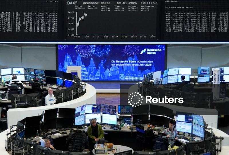 Índice STOXX 600 fecha janeiro em alta com ganhos impulsionados por balanços