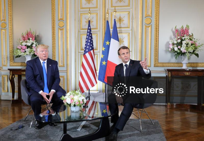 Trump compartilha mensagem de Macron oferecendo cúpula do G7