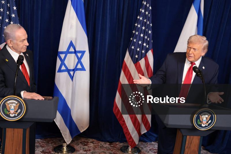 Trump diz que ele e Netanyahu não concordam totalmente sobre Cisjordânia