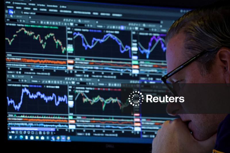 Operador na bolsa de Nova York