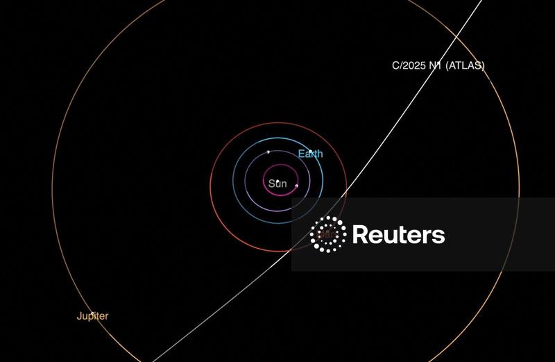 Nasa divulga imagens do cometa 3I/ATLAS e rejeita "rumores" de espaçonave alienígena