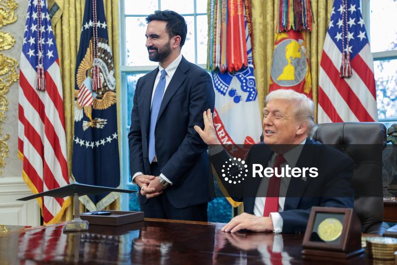 Trump diz que teve "reunião muito produtiva" com prefeito eleito de Nova York