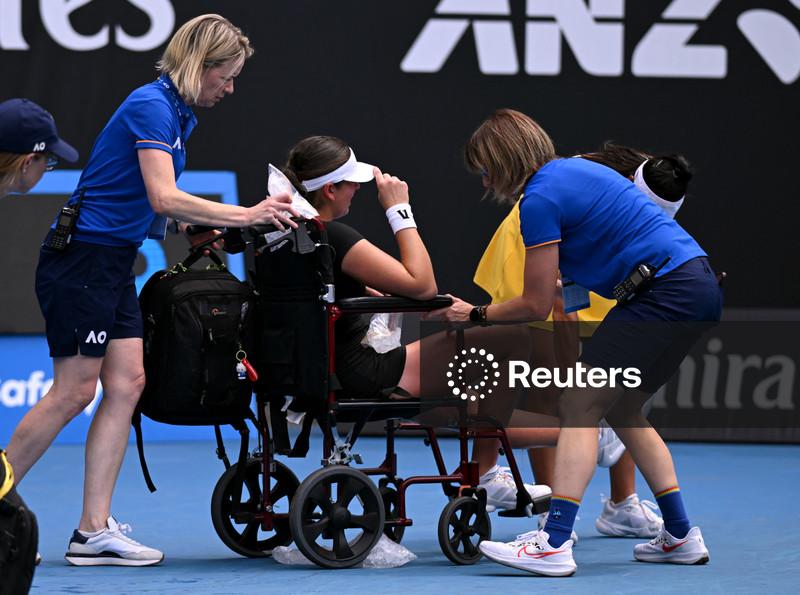 Tenistas sofrem com cãibras, calor e lesões no Aberto da Austrália