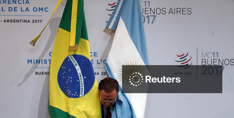Brasil analisa acordo comercial entre EUA e Argentina por possíveis violações ao Mercosul, dizem fontes