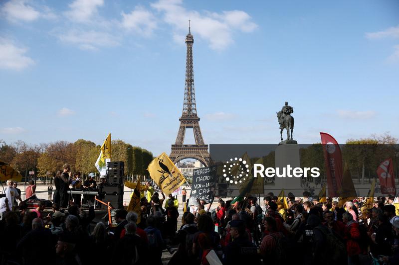 Agricultores franceses protestam em Paris contra acordo UE-Mercosul