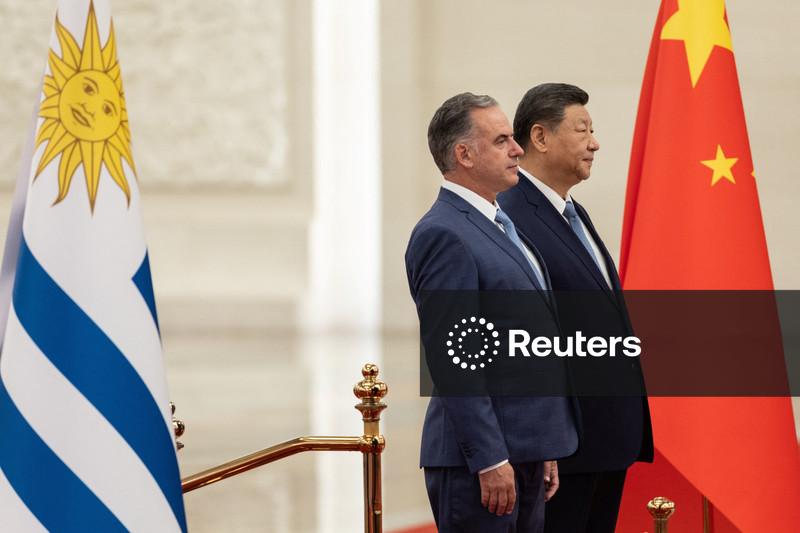 Presidentes de China e Uruguai esperam iniciar conversas por acordo entre Mercosul e Pequim, diz agência chinesa