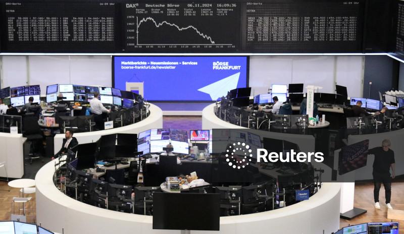 Índice STOXX 600 fecha em recorde com impulso de balanços enquanto mudança de liderança do BCE entra em foco