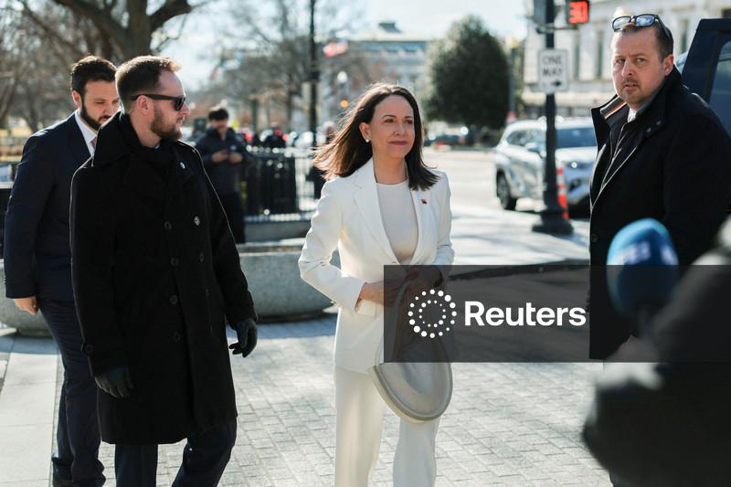 María Corina Machado diz que reunião com Trump foi ótima