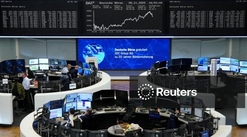 Índice STOXX 600 inicia dezembro com nota negativa e Airbus recua