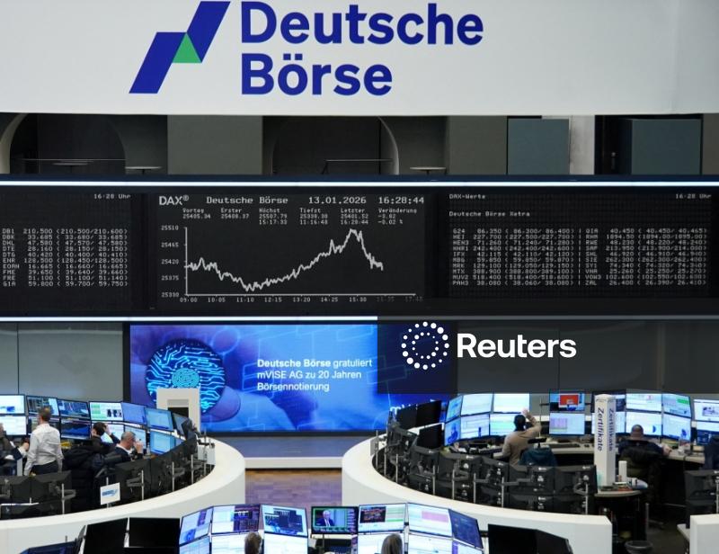 Índice STOXX 600 marca maior queda em 2 meses com ameaça de tarifas de Trump sobre Groenlândia