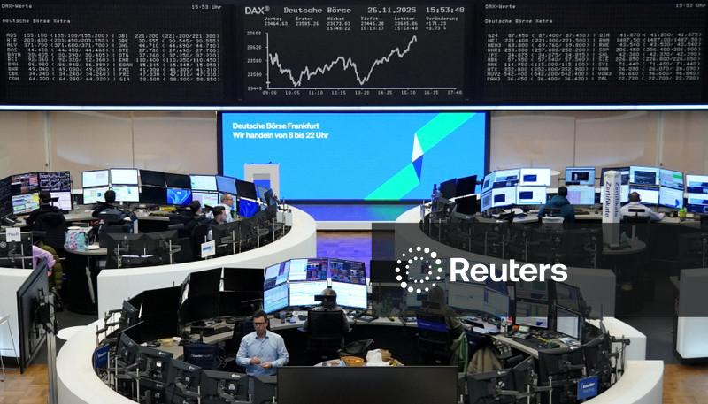 Índice STOXX 600 sobe com expectativa de corte de juros pelo Fed; bancos avançam após orçamento do Reino Unido