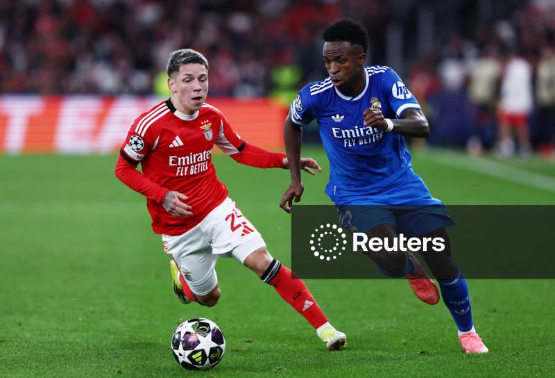 Real Madrid diz ter fornecido provas à Uefa para ajudar em investigação sobre alegação de racismo envolvendo Vinícius Jr