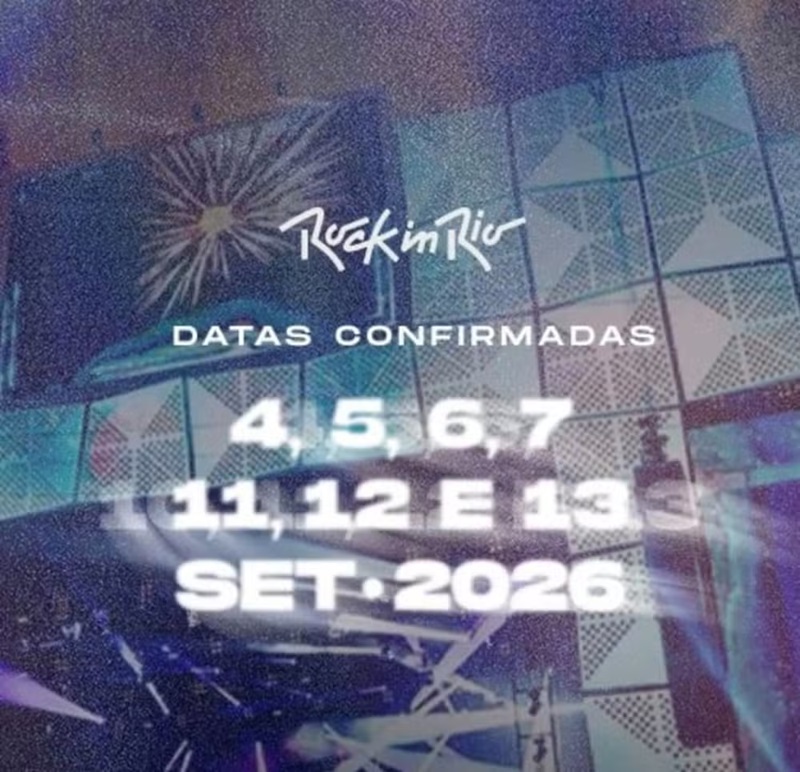 Rock in Rio anuncia as 7 datas de 2026; confira