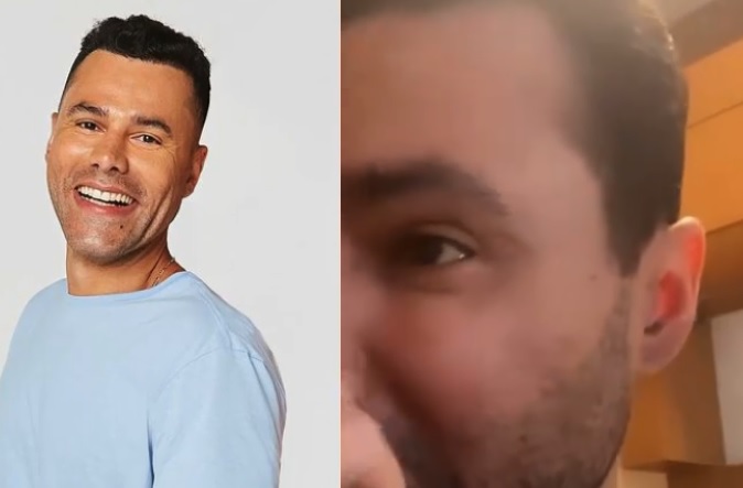 Às lágrimas, Rodrigo Sant’Anna comemora alta de internação por covid