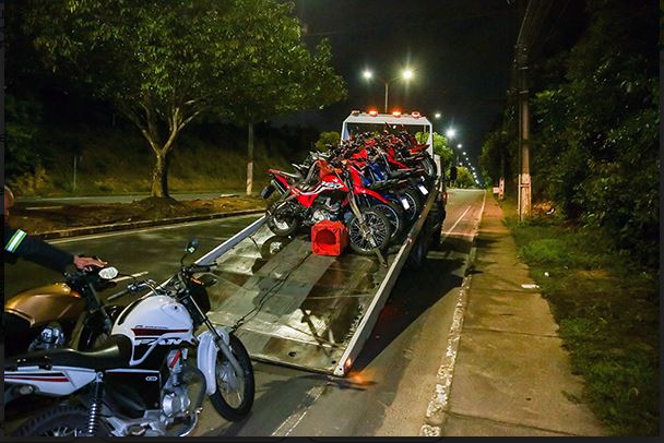 'Rolezinho' é cancelado e dez motos vão para parqueamento em Manaus