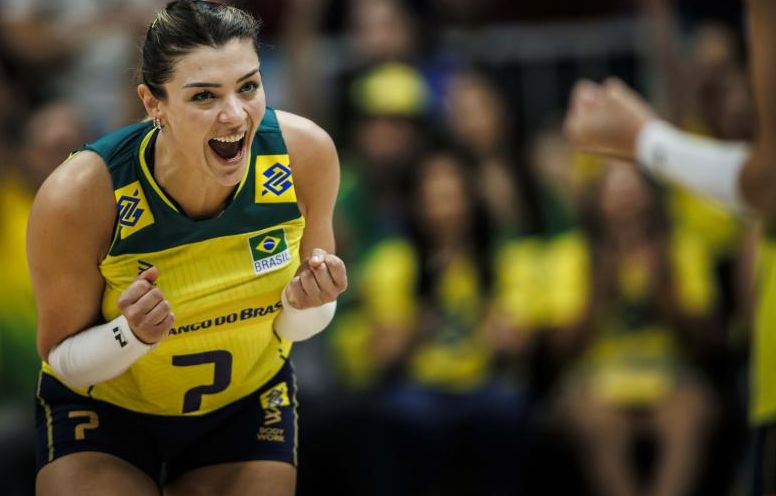 Brasil supera baque no 1° set e vira contra a Itália na Liga das Nações
