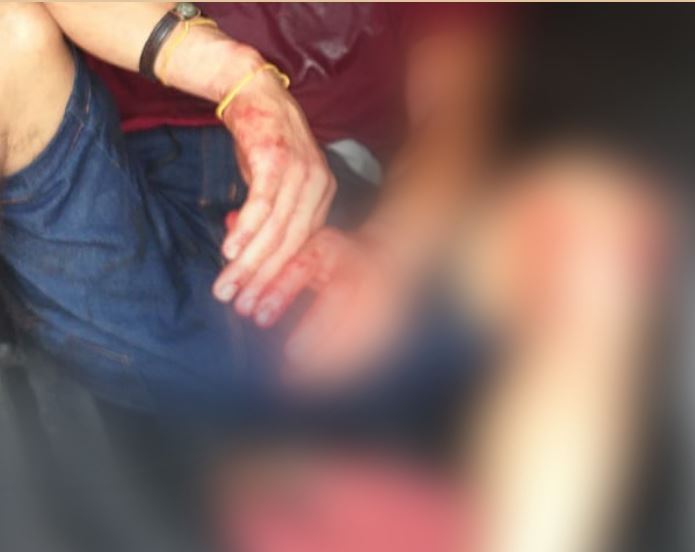 Homem é espancado após roubar motocicleta e fazer arrastões em Manaus