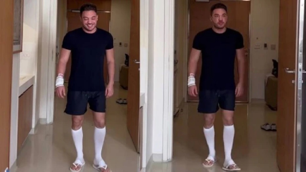 Wesley Safadão grava recuperação dias após cirurgia para retirada de hérnia