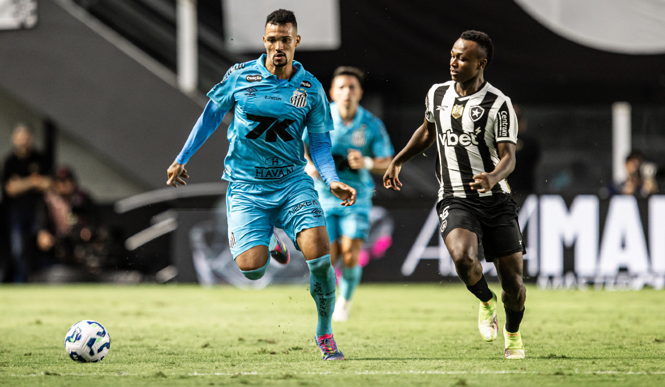 Botafogo e Santos se enfrentam em duelo decisivo hoje pelo Brasileirão