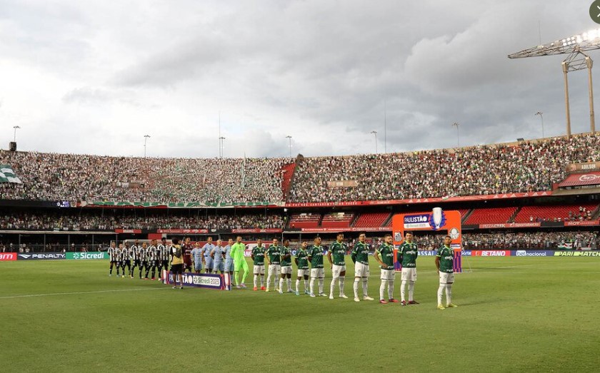 Palmeiras vence o Santos por 3 a 1 e segue melhor campanha
