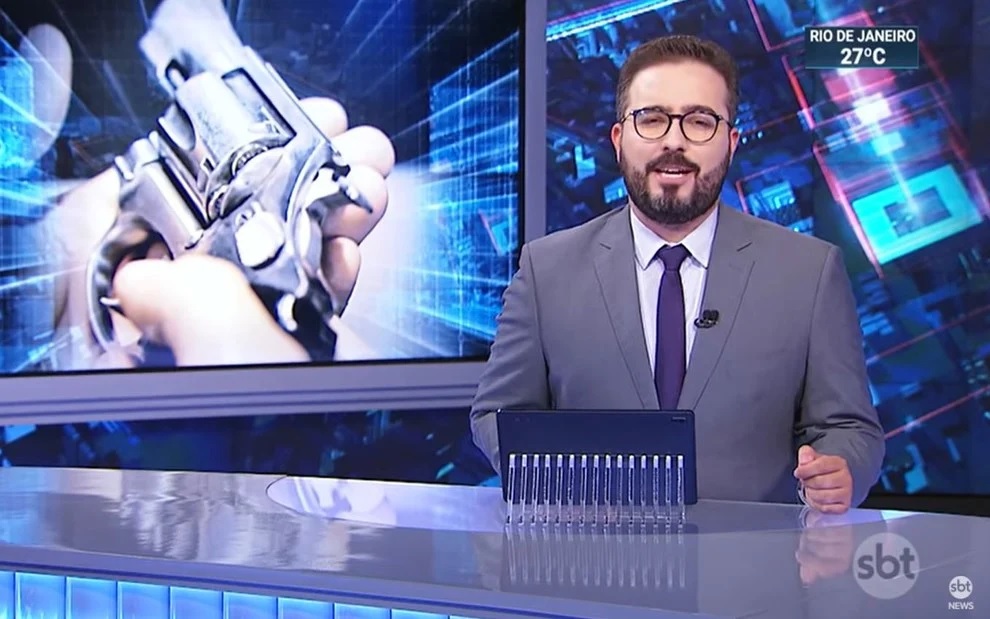 Em surto de covid no SBT, substituto de âncoras trazido de Brasília também acaba infectado