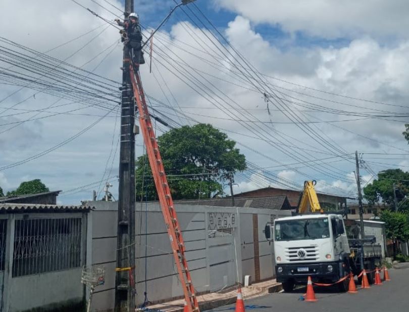 Domingo terá interrupção no fornecimento de energia em 10 bairros de Manaus