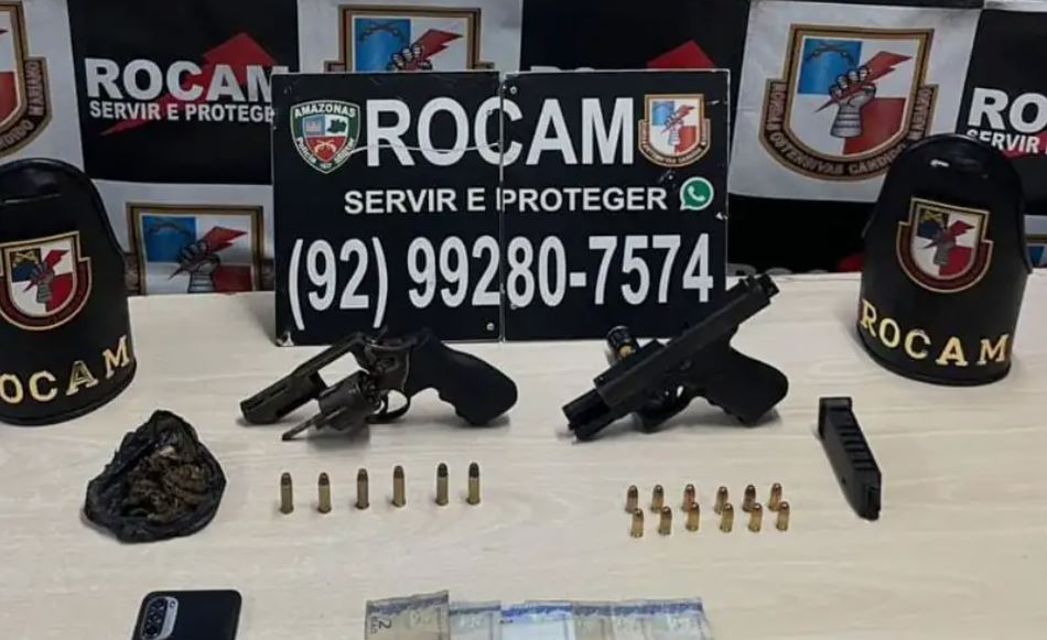 Líder do CV é preso com armas em Rio Preto da Eva