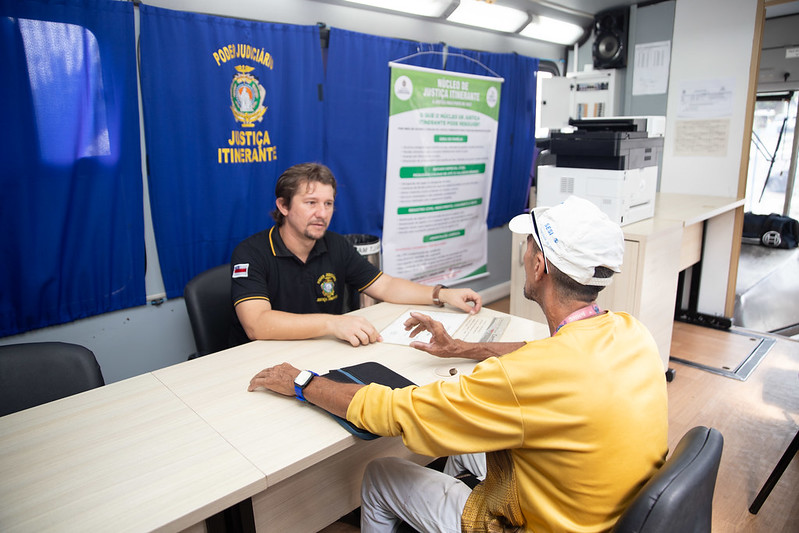 Justiça Itinerante oferece atendimento jurídico gratuito na Vila Olímpica