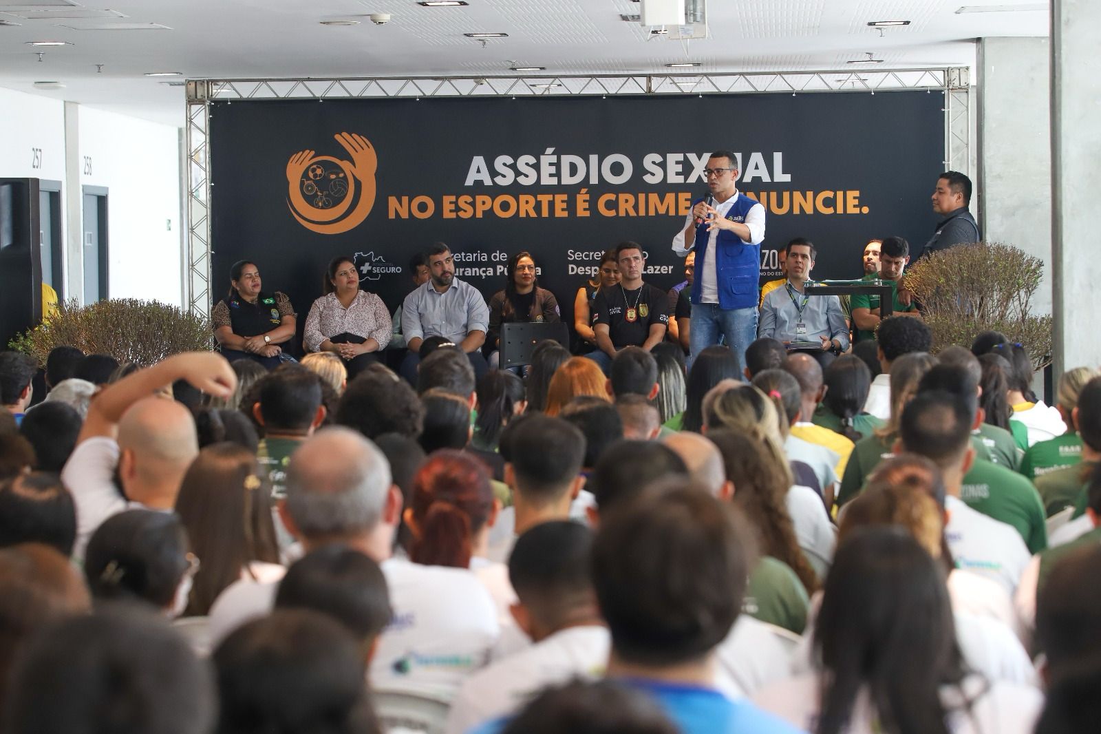 Campanha de combate ao assédio sexual no esporte é lançada no Amazonas