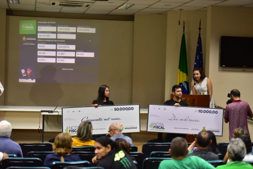Campanha Nota Fiscal Amazonense realiza sorteio nesta quinta