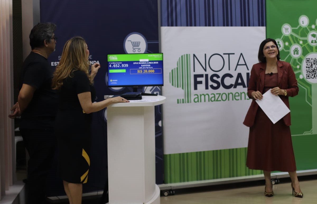Nota Fiscal Amazonense divulga ganhadores dos sorteios