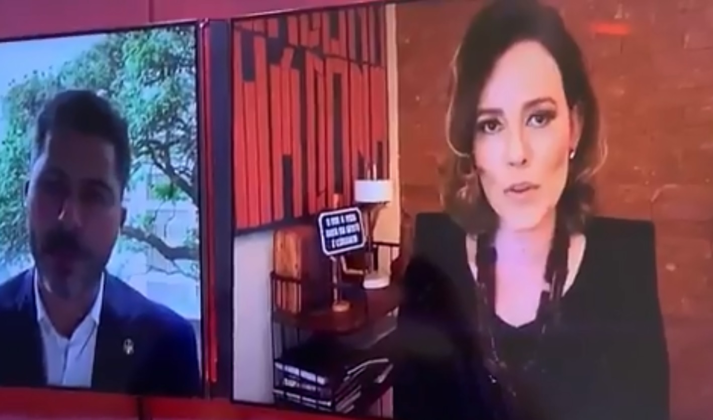 Apresentadora da GloboNews rebate senador ao vivo:‘vai me deixar concluir?'