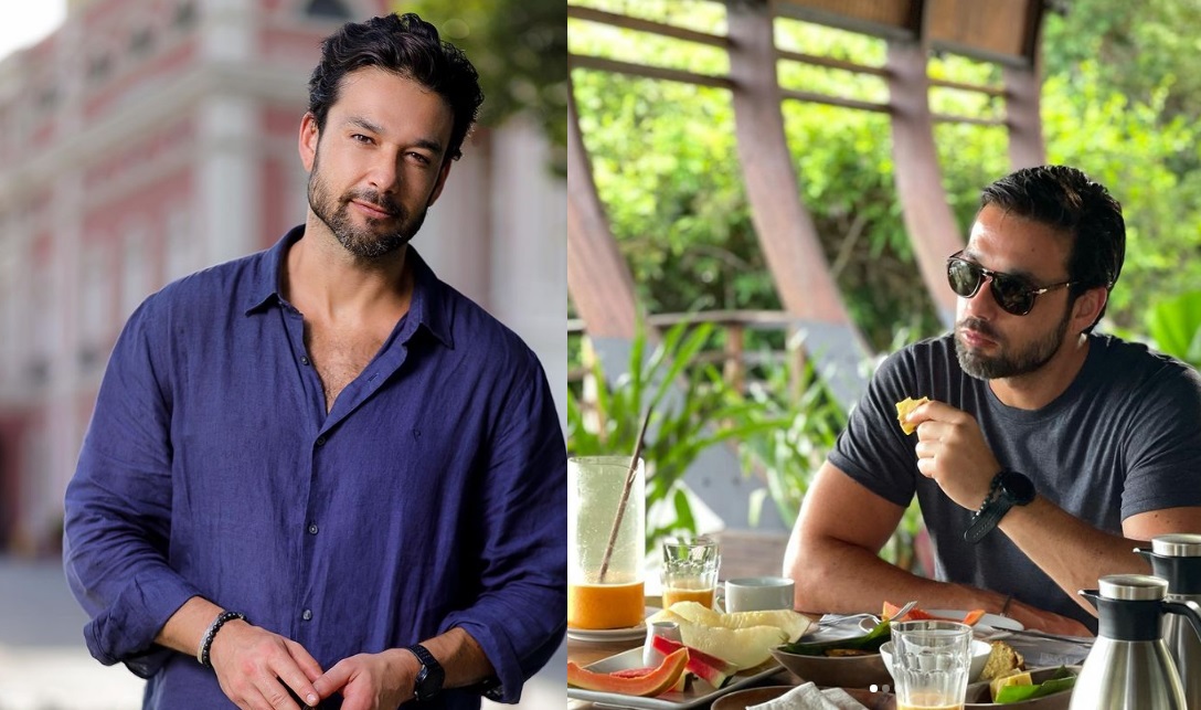 No Amazonas, Sergio Marone se encanta com cenário paradisíaco; vídeo