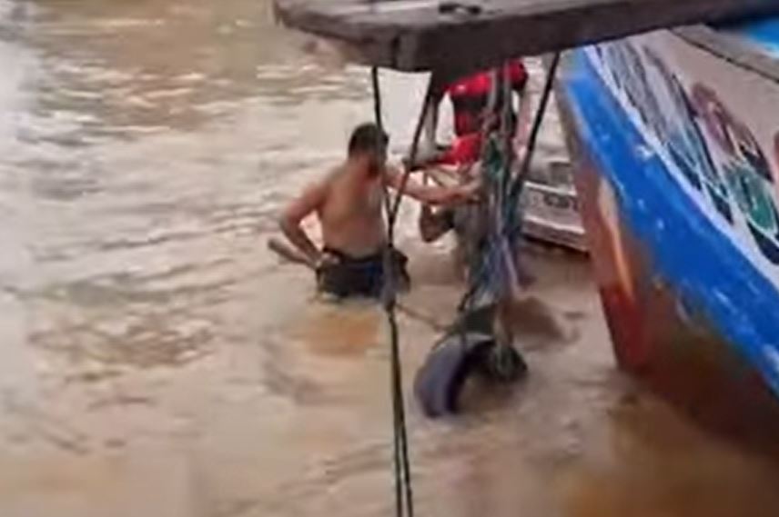 Homem morre afogado enquanto procurava hélice de lancha no Rio Solimões