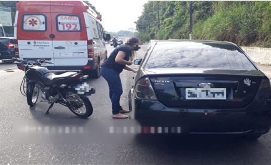 Dois acidentes com feridos são registrados em menos de meia hora em Manaus