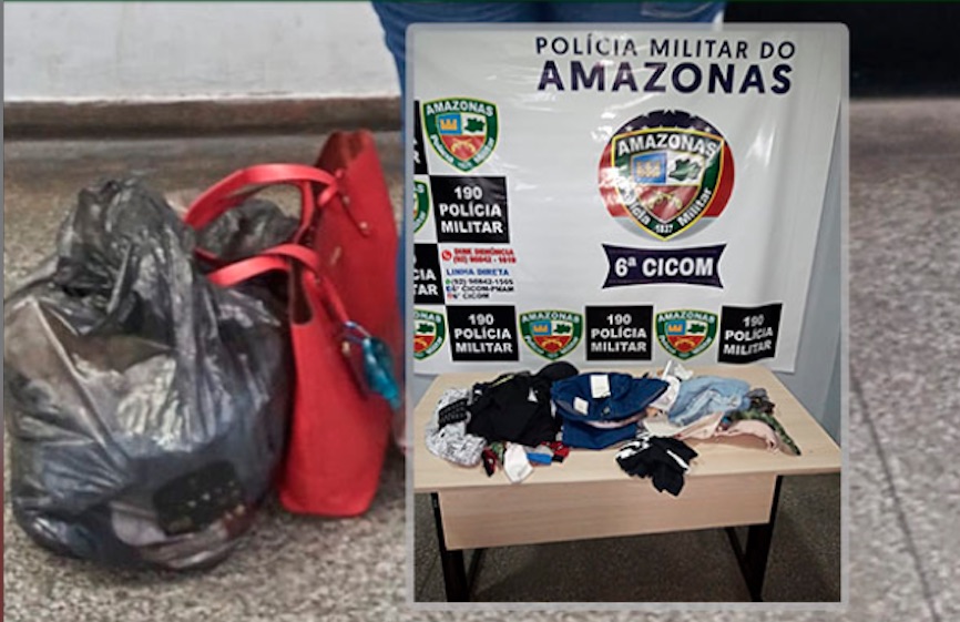 Mulher é presa ao furtar roupas de loja em shopping de Manaus
