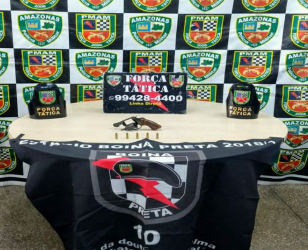 Após fuga, adolescente é detido com arma carregada em Manaus