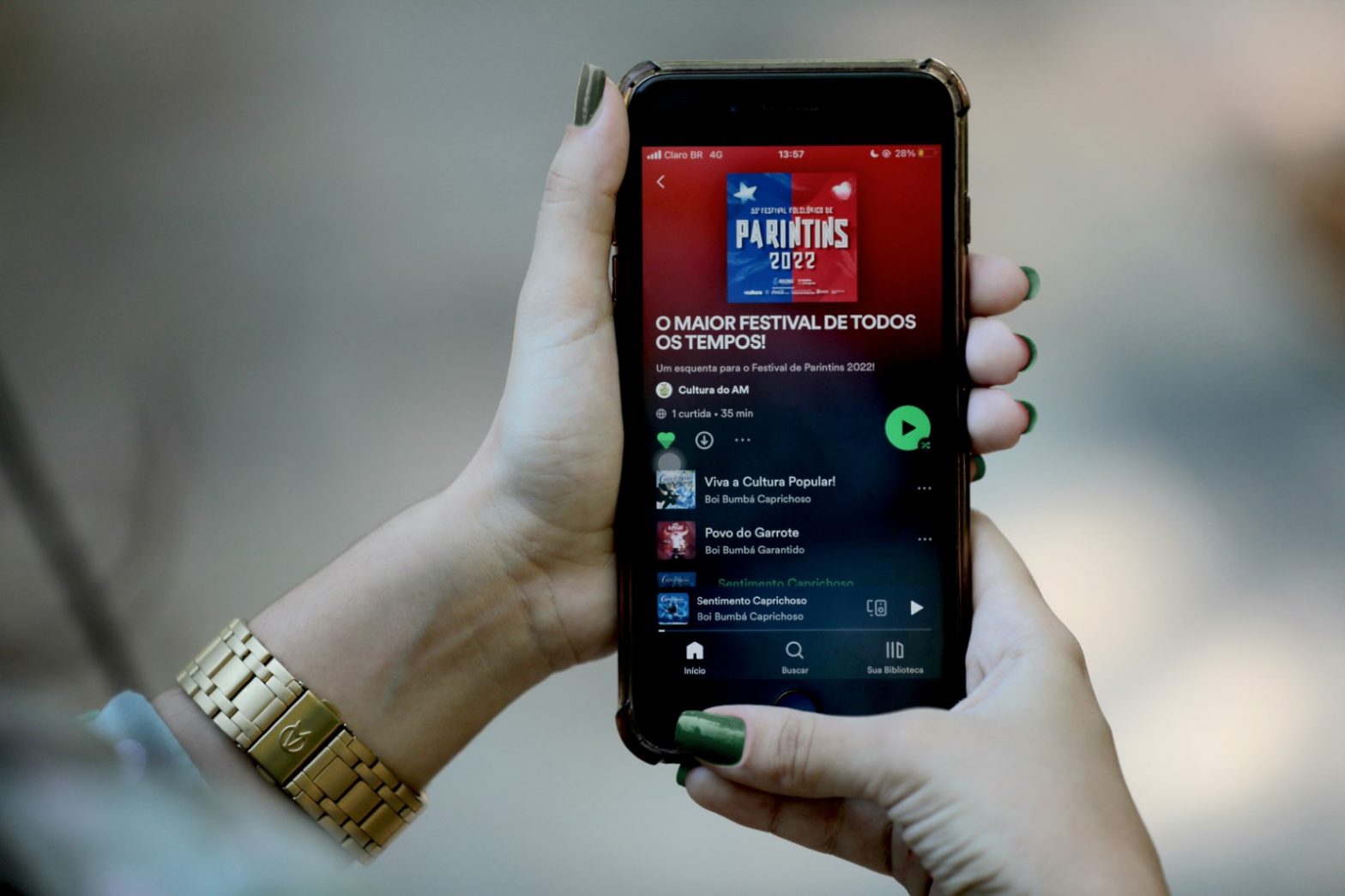 Confira a playlist do Festival de Parintins  no Spotify