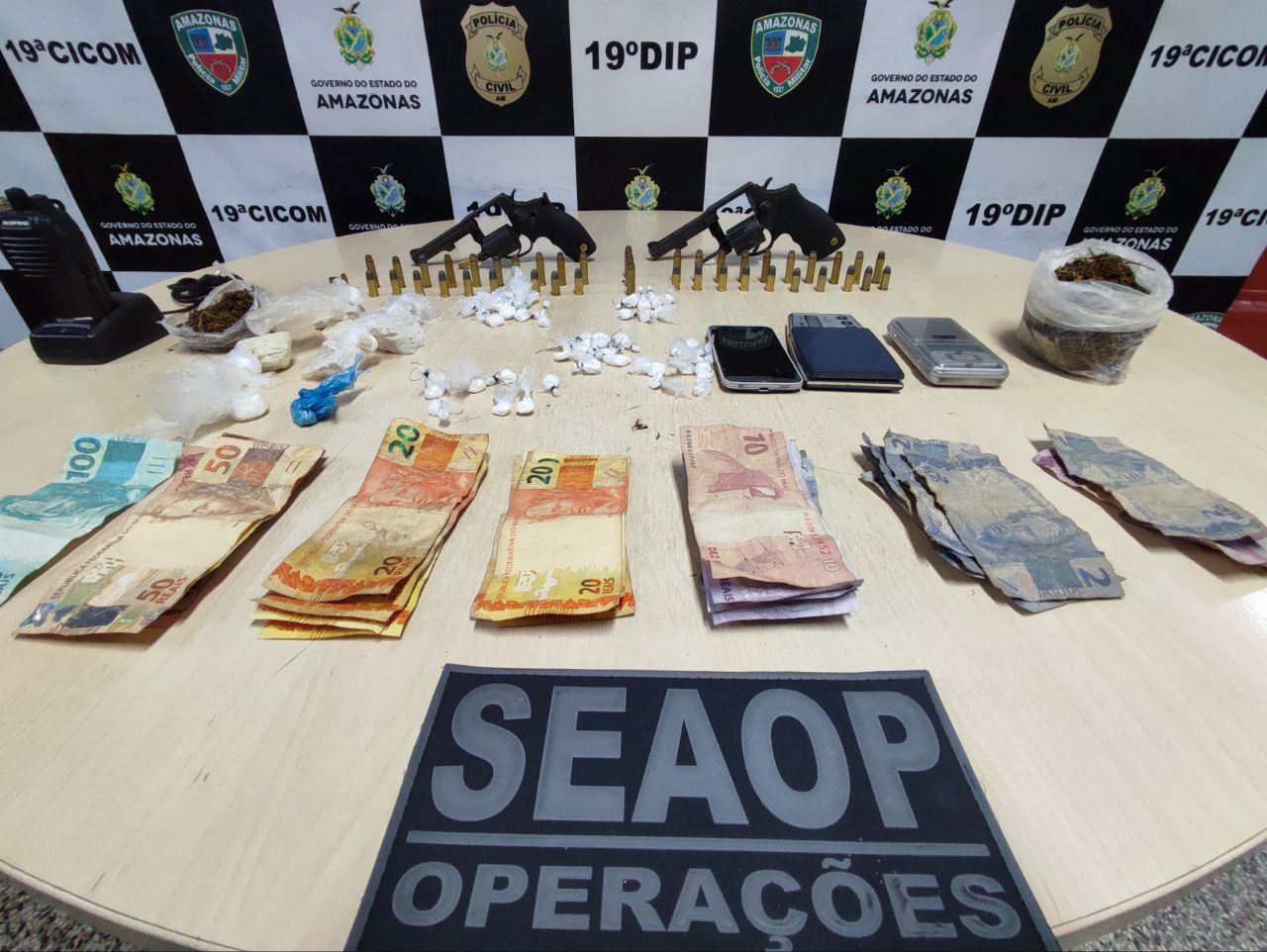 Mais de 59 kg de drogas foram apreendidas, em 16 dias, em Manaus