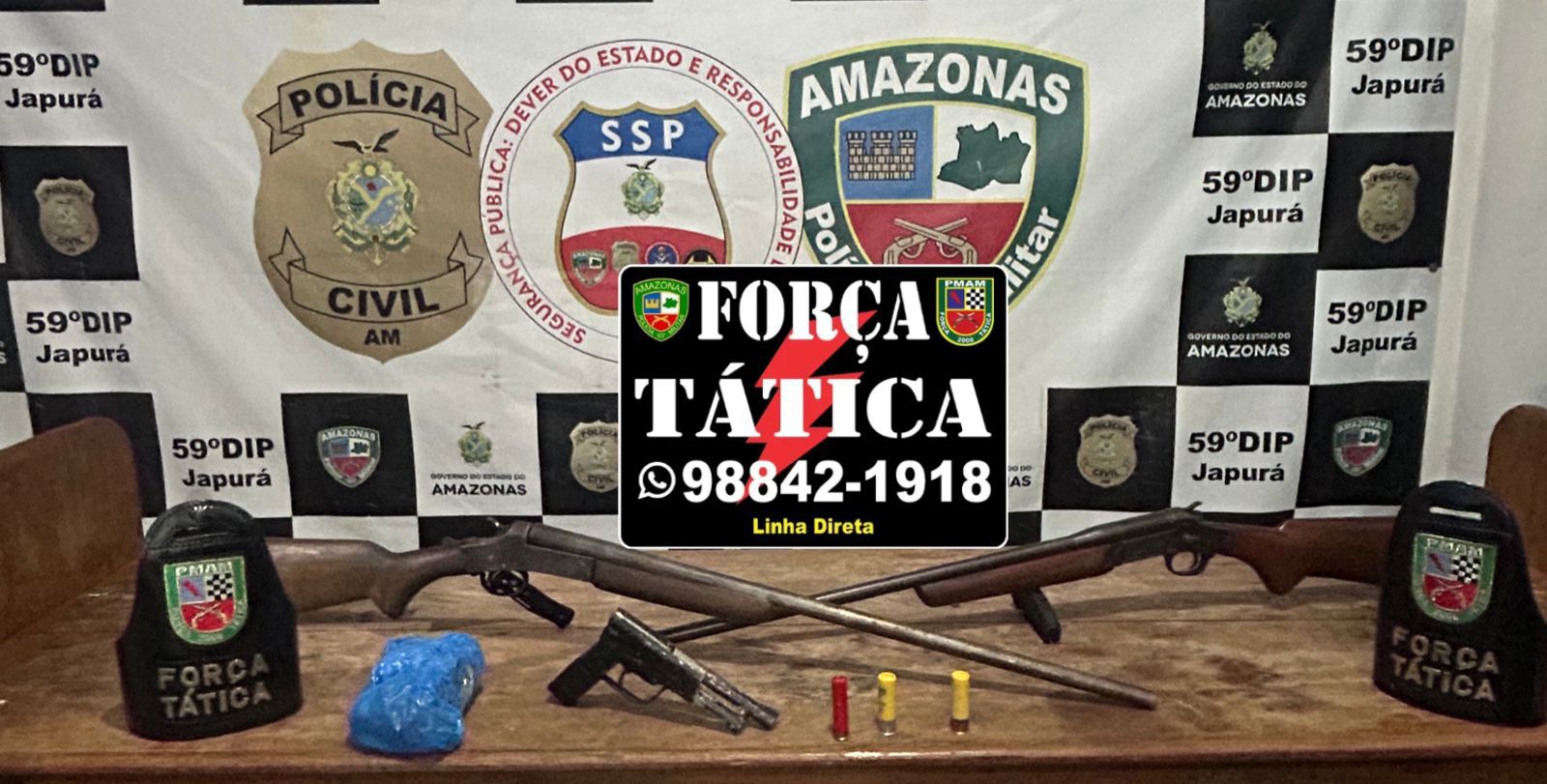 Polícia desmantela oficina de armas e prende homem em Novo Aripuanã