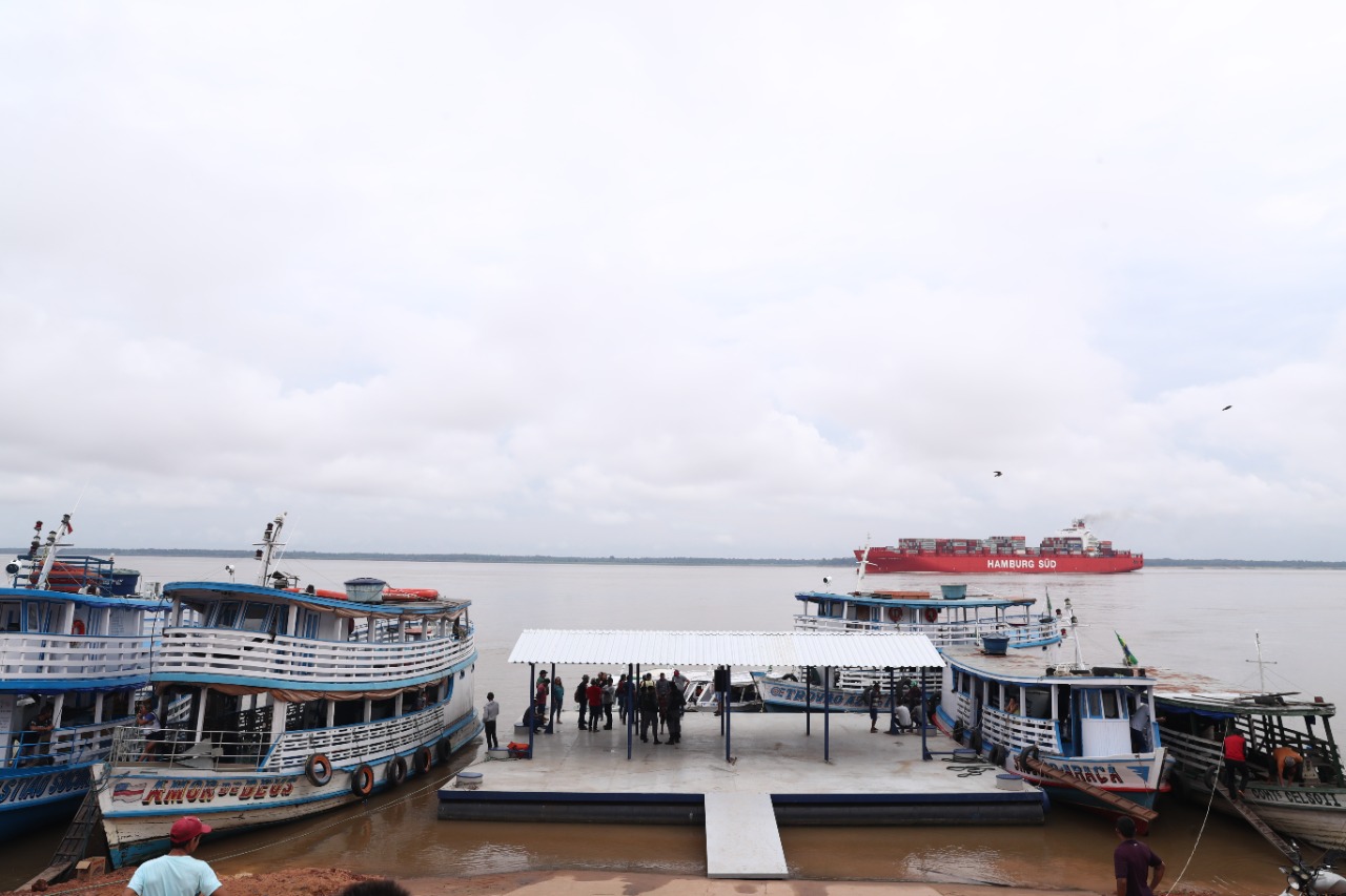 Porto flutuante é inaugurado no interior do Amazonas