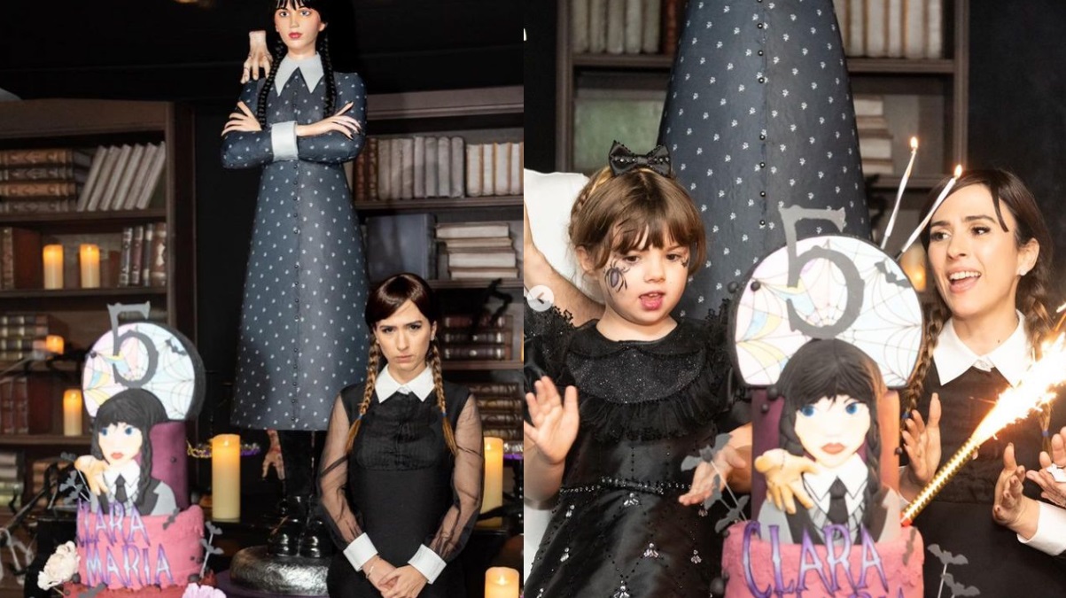 Tatá Werneck rebate crítica sobre tema de aniversário da filha 