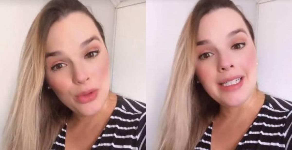 Grávida, Thaeme vai a hospital após acidente doméstico