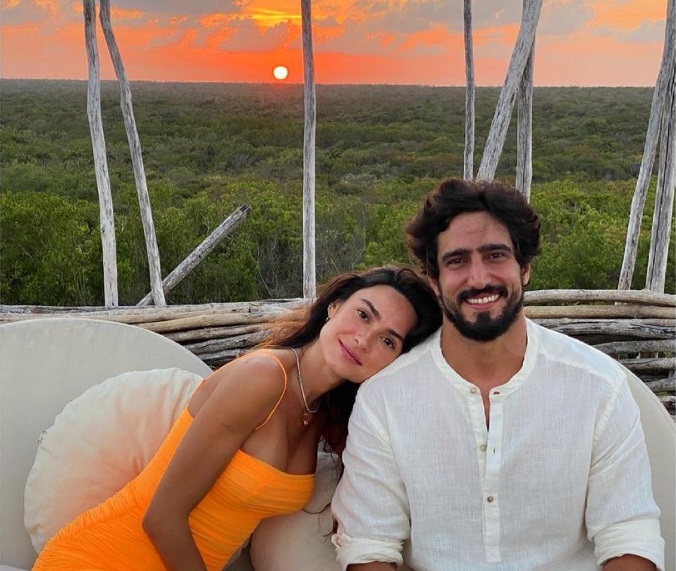 Thaila Ayala e Renato Góes anunciam gravidez do 1º filho